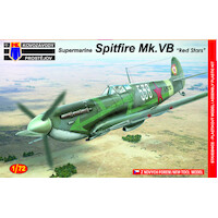 Kovozavody KPM0068 1/72 Supermarine Spitfire Mk.VB Red Stars Plastic Model Kit