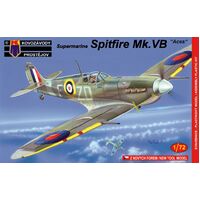 Kovozavody KPM0074 1/72 Supermarine Spitfire Mk.VB Early Aces RAF Plastic Model Kit
