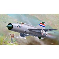 Kovozavody KPM0100 1/72 MiG-21BIS Croat, Poland, Hungr,Bulg. w.weapons Plastic Model Kit
