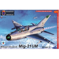 Kovozavody KPM0108 1/72 MiG-21UM Mongol B Plastic Model Kit