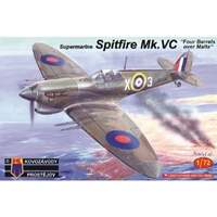 Kovozavody 1/72 Supermarine Spitfire Mk.Vc Four Barrels over Malta Plastic Model Kit 0121