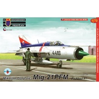 Kovozavody 1/72 MiG-21PFM Fishbed F Plastic Model Kit 0122