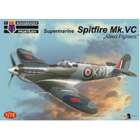 Kovozavody 1/72 Supermarine Spitfire Mk.Vc Allied Fighters Plastic Model Kit 0124
