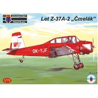 Kovozavody KPM0129 1/72 Z-37A-2 Cmelak CZ Plastic Model Kit