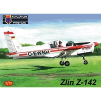 Kovozavody KPM0142 1/72 Zlin Z-142 civil Plastic Model Kit