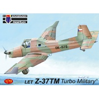 Kovozavody 1/72 Z-37TM Turbo Military Plastic Model Kit 0146