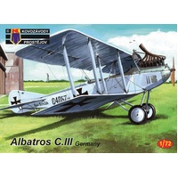 Kovozavody KPM0149 1/72 Albatros C.III Germany Plastic Model Kit