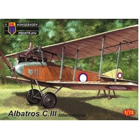 Kovozavody KPM0150 1/72 Albatros C.III International Plastic Model Kit