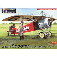 Kovozavody 1/72 Sopwith Scooter Monoplane No.1 Plastic Model Kit 0165