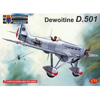 Kovozavody 1/72 Dewoitine D.501 French Plastic Model Kit 0178