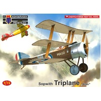 Kovozavody 1/72 Sopwith Triplane "Aces" Plastic Model Kit 0183