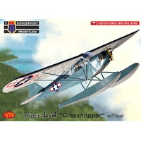 Kovozavody 1/72 Piper L-4 "Grasshopper" w/Float Plastic Model Kit 0192