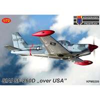 Kovozavody 1/72 SF-260D "Over USA" Plastic Model Kit 0209