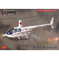 Kovozavody 1/72 Robinson R-44 Raven II. Plastic Model Kit 0215