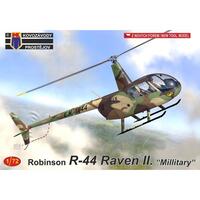 Kovozavody 1/72 Robinson R-44 Raven II. Military Plastic Model Kit 0216