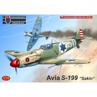 Kovozavody 1/72 Avia S-199 "Sakin" Plastic Model Kit 0217