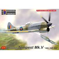 Kovozavody 1/72 Tempest Mk.V "486. (NZ) SQ Plastic Model Kit 0222
