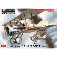 Kovozavody 1/72 Vickers FB-19 Mk.I "Bullet" In Russian ser Plastic Model Kit 0251