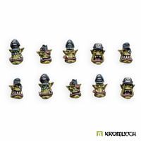 Kromlech Orc Officer Heads (10)