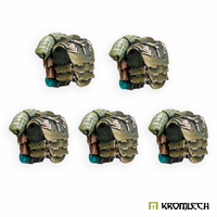 Kromlech Guardsmen Armoured Torsos with Backpacks (5+5)