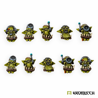Kromlech Orc Doctor Heads (10)