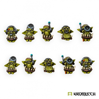 Kromlech Orc Doctor Heads (10)