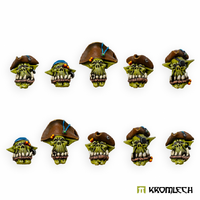 Kromlech Orc Cutthroats Heads (10)