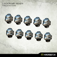 Kromlech Legionary Heads: Raven Pattern (10)