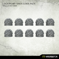 Kromlech Legionary Shoulder Pads: Skulls Pattern (10)