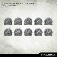 Kromlech Legionary Shoulder Pads: Skulls Pattern (10)