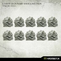 Kromlech Chaos Legionary Shoulder Pads: Demon Visage (10)