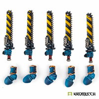 Kromlech Prime Legionaries CCW Arms: Chain Swords [right] (5)