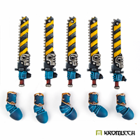 Kromlech Prime Legionaries CCW Arms: Chain Swords [left] (5)