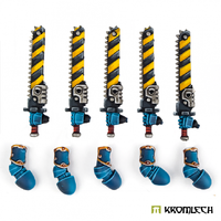 Kromlech Prime Legionaries CCW Arms: Chain Swords [left] (5)