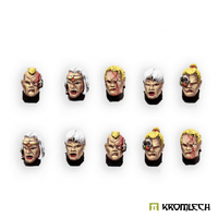Kromlech Seraphim Knights Heads (10)