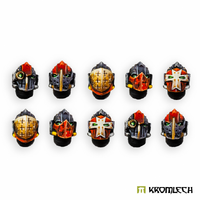 Kromlech Imperial Crusaders Helmet Heads (10)