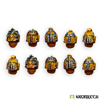 Kromlech Omega Legion Helmet Heads (10)