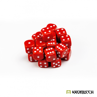Kromlech Battle Dice 25x Red 12mm