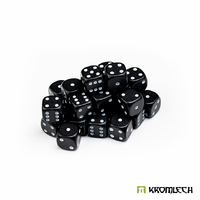 Kromlech Battle Dice 25x Black 12mm