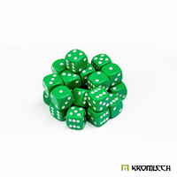 Kromlech Battle Dice 25x Green 12mm