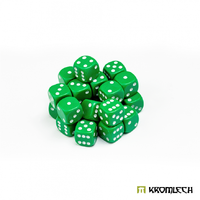 Kromlech Battle Dice 25x Green 12mm