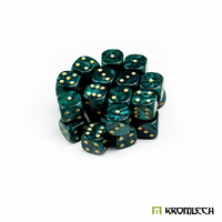 Kromlech Pearl Battle Dice 25x Greenskins 12mm