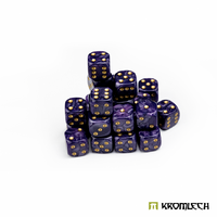 Kromlech Pearl Battle Dice 25x Alien Violet 12mm