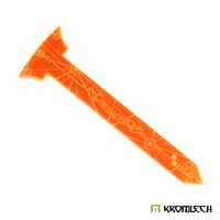 Kromlech Deep Strike Ruler Template 9" - Small Perimeter - Orange