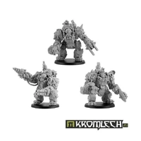 Kromlech Orc Juggernaut Mecha-Armour Squad (3) 
