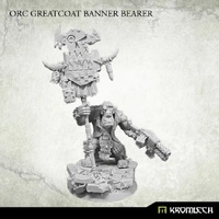 Kromlech Orc Greatcoat Banner Bearer (1)