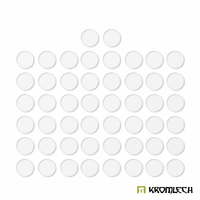Kromlech Clear Acrylic Bases: Round 20mm (50)