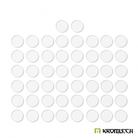 Kromlech Clear Acrylic Bases: Round 20mm (50)