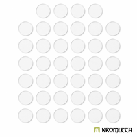Kromlech Clear Acrylic Bases: Round 30mm (40)