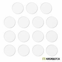 Kromlech Clear Acrylic Bases: Round 60mm (15)